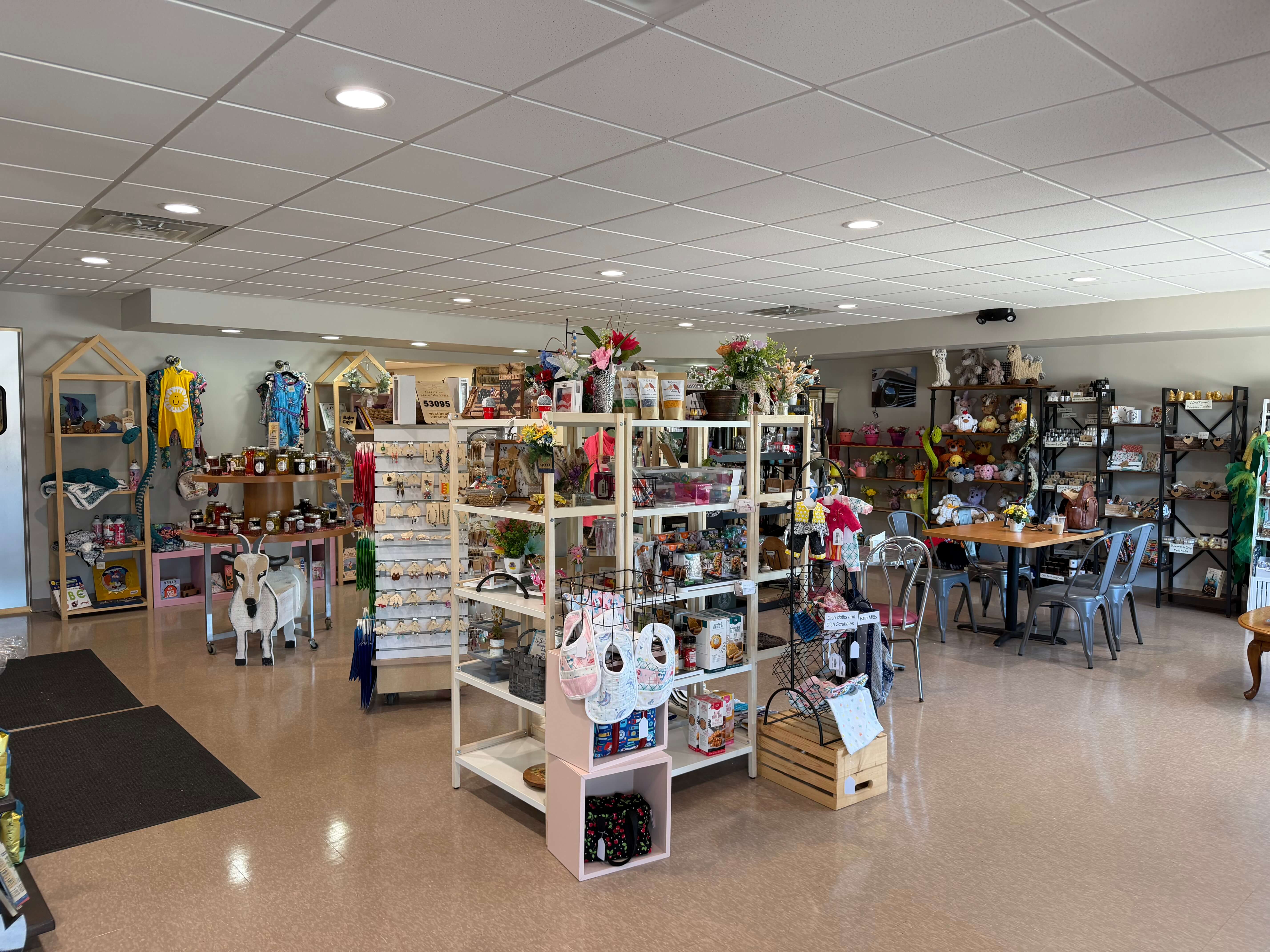Creative Brews storefront in downtown West Bend