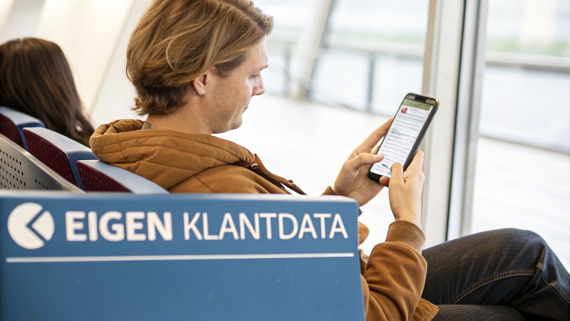Een datavisualisatie die de verbinding tussen data en personalisatie in marketing toont.