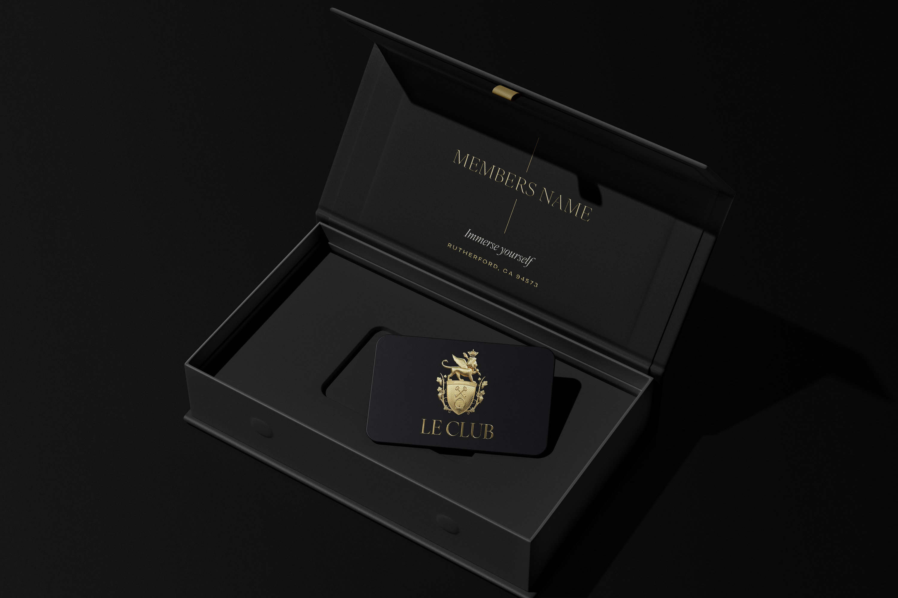 Membership card for Le Club