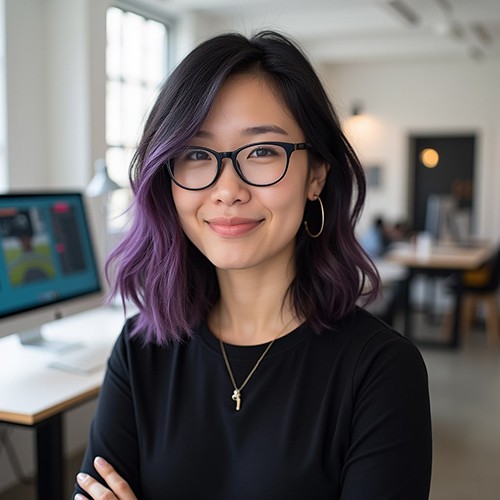 Modern workspace showing collaboration between creators and agencies