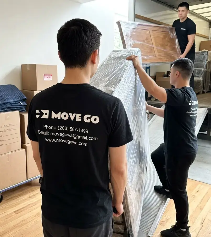Moving Team Loading on Truck