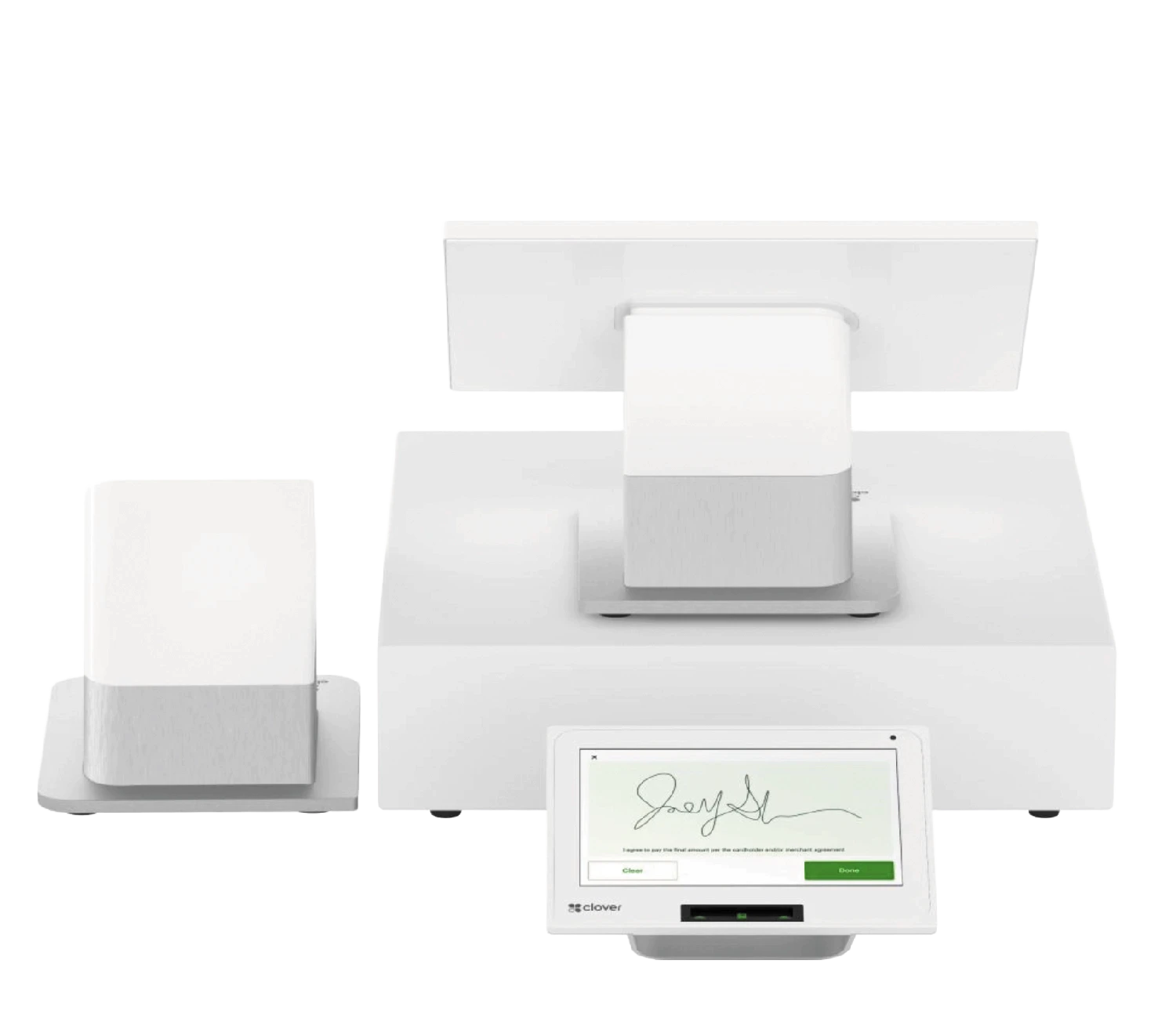 Point of sale station by Clover