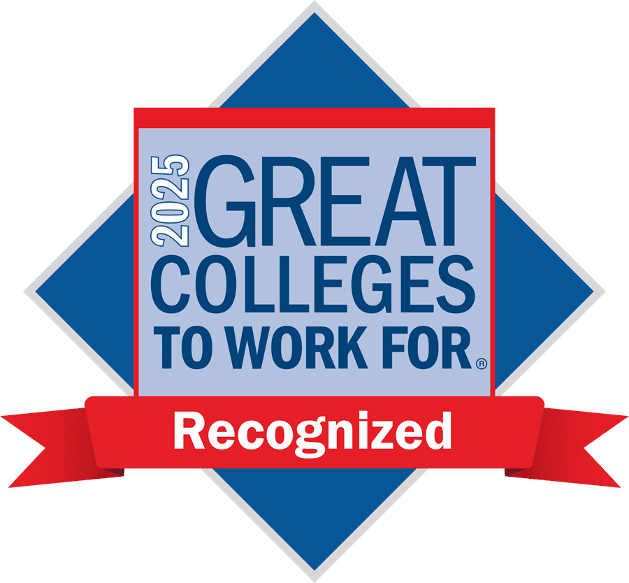 Great College to Work For logo.