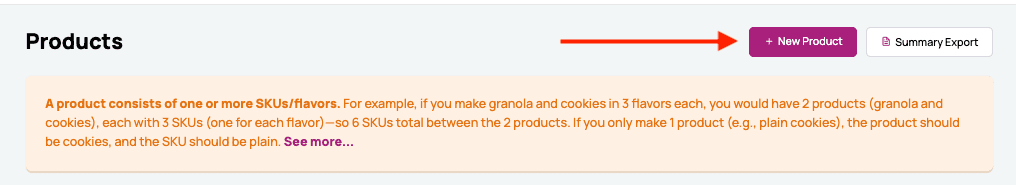 Setting up Products 1