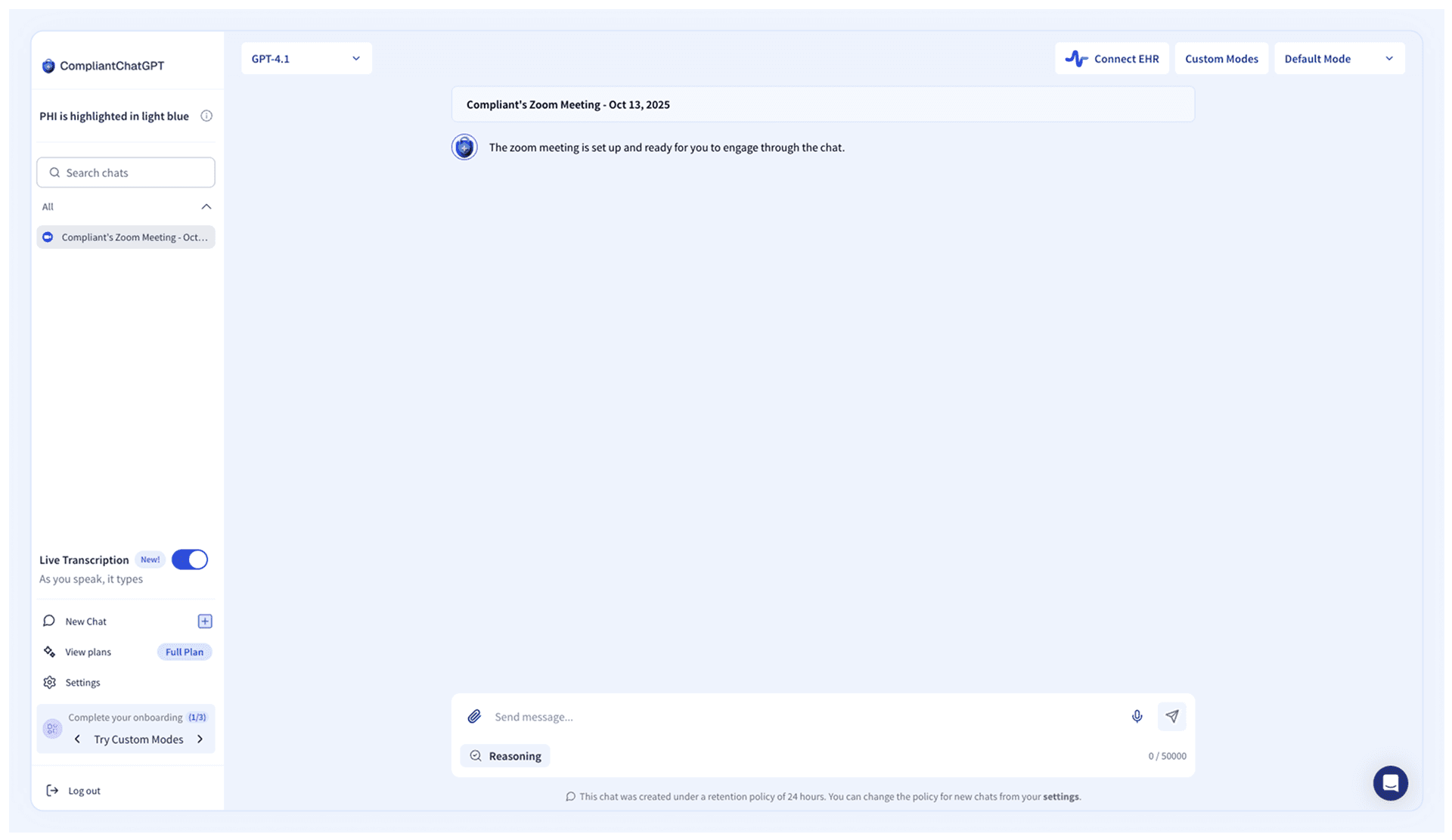 an insurance professional using compliant chatgpt