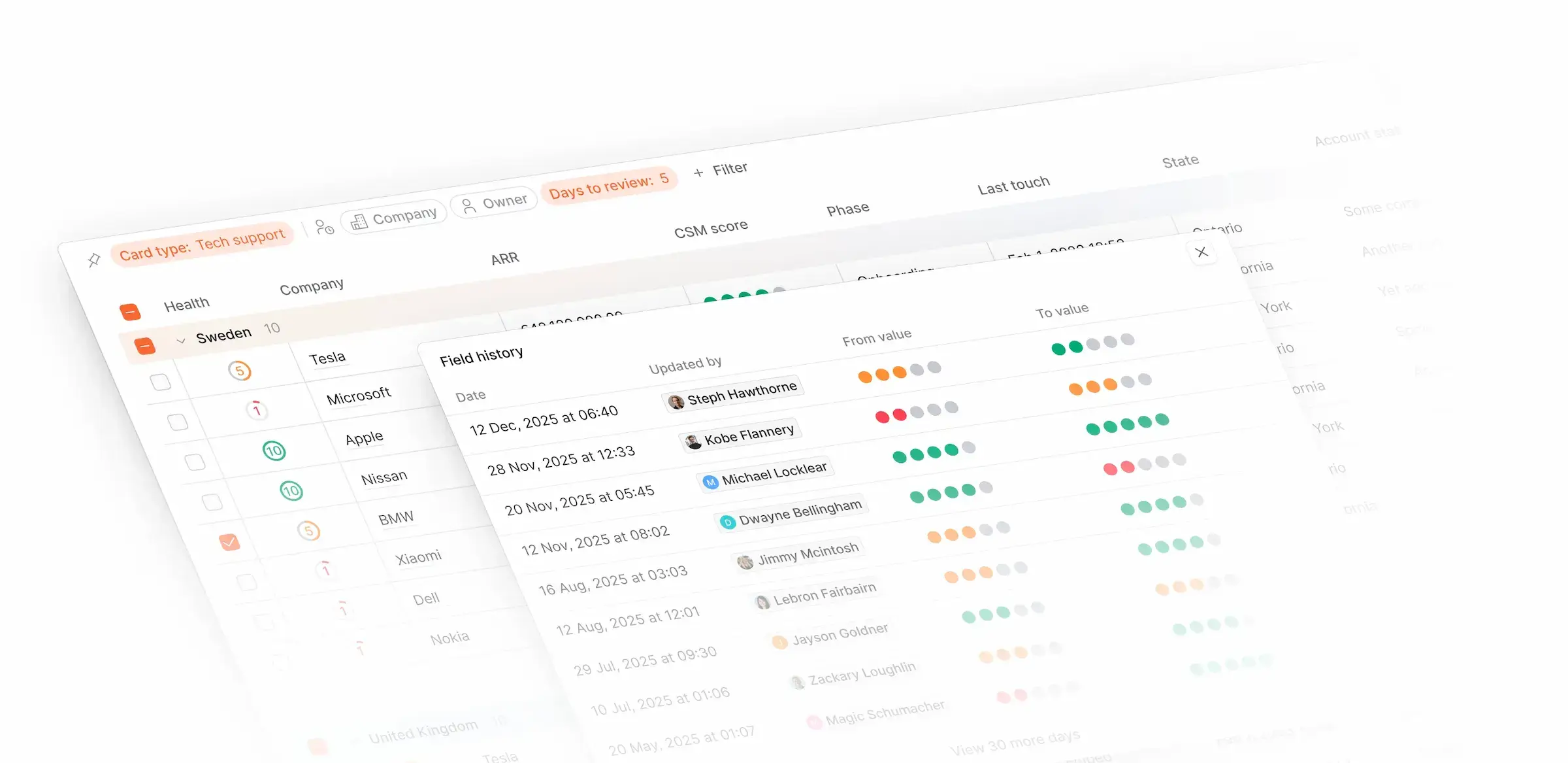 Planhat governance capability interface