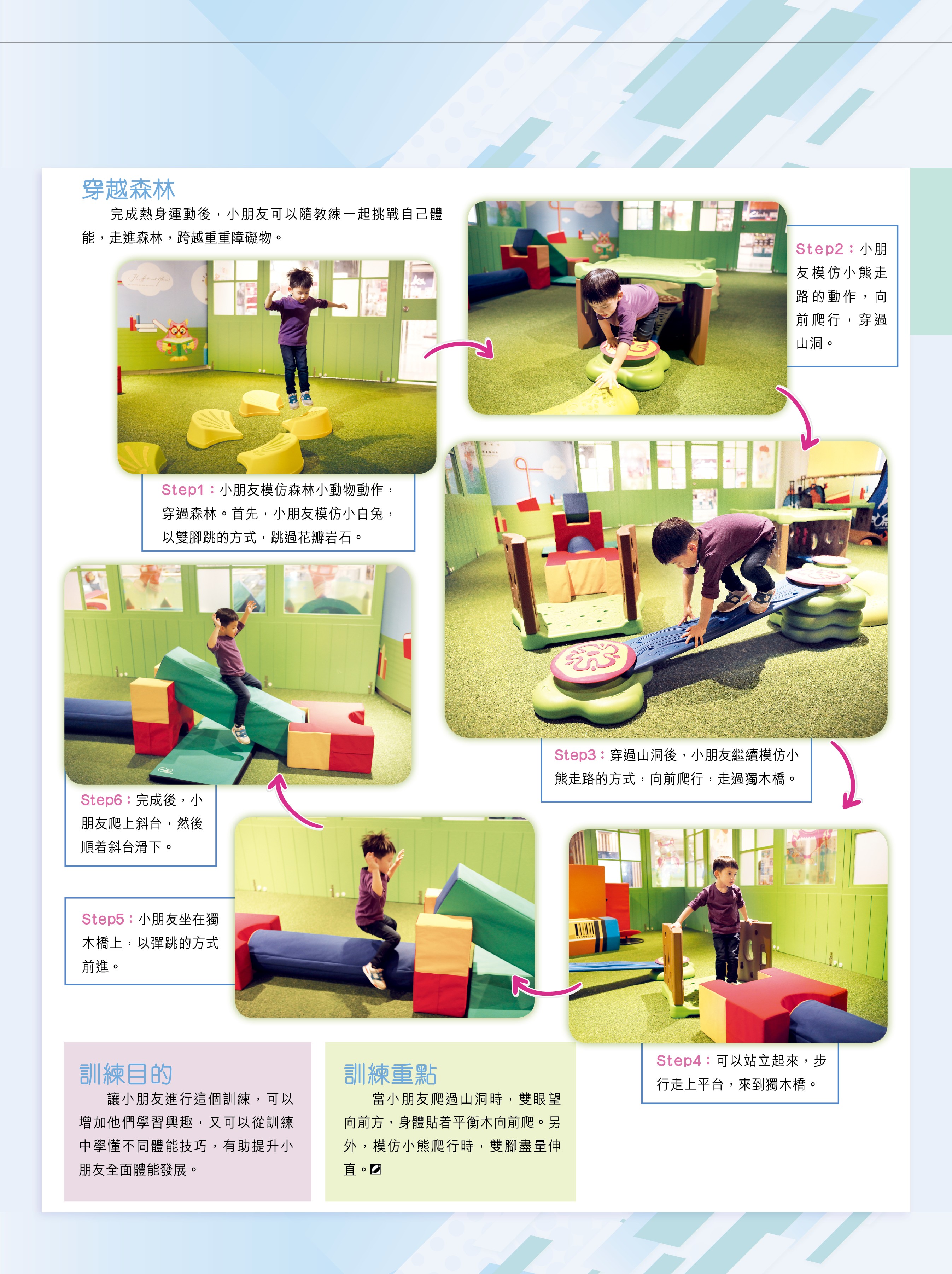 練習目的: 在彎腰起立時,需要同時運用髖、膝蓋及腳踝三個關節,透過伸展和放鬆膕繩肌,讓肌肉按比例發展,減少肌肉失衡導致運動受傷的機會。