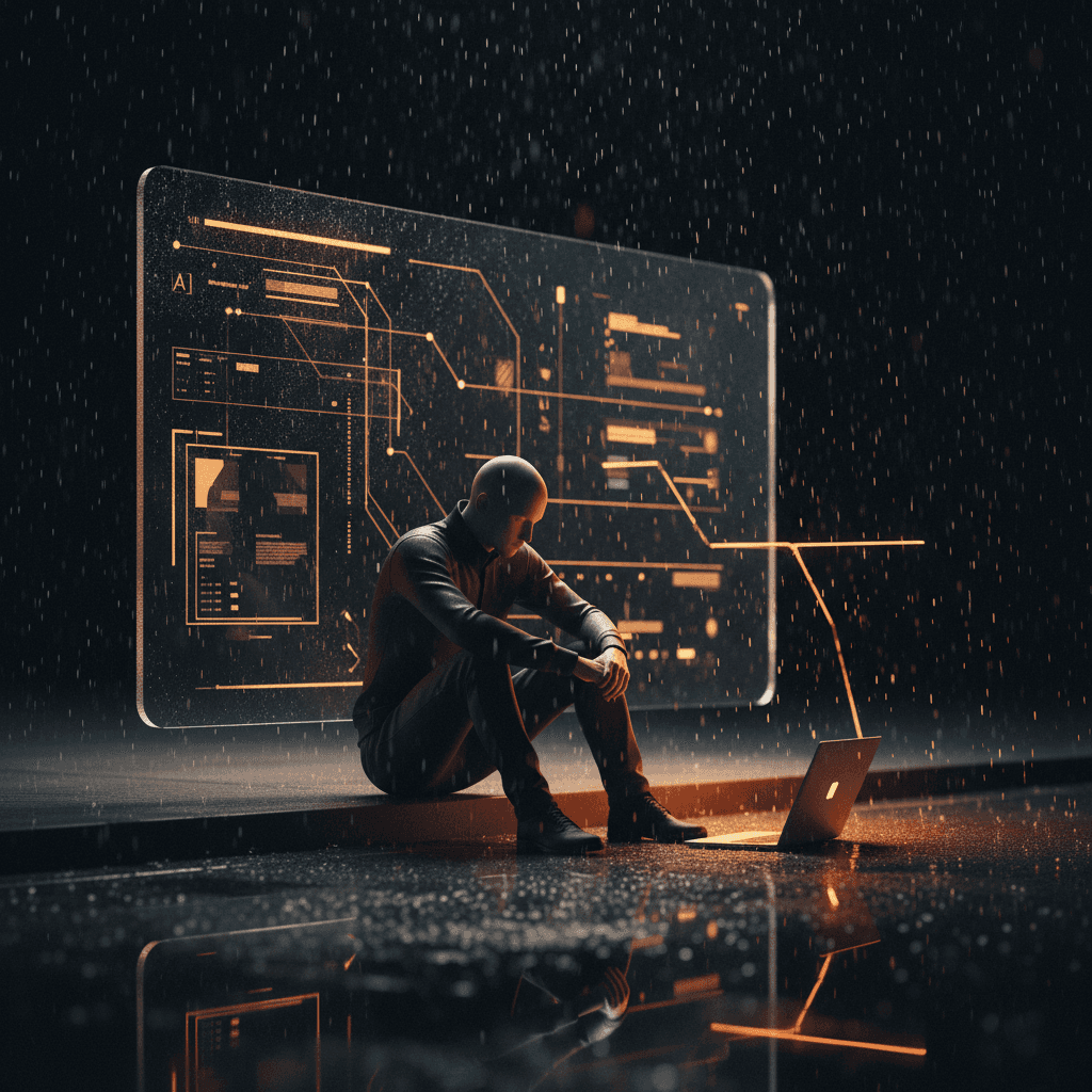 obdachloser webdesigner wegen künstlicher intelligenz