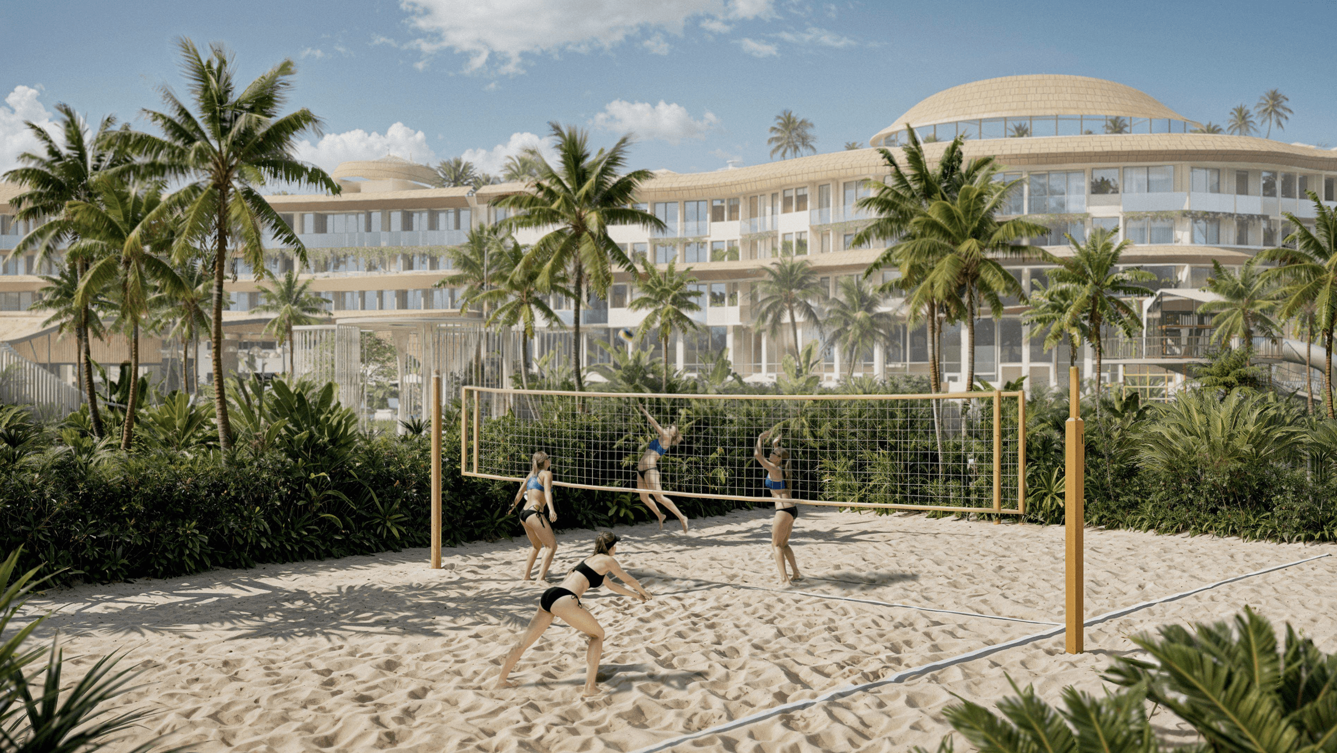 1-bedroom apartments with ocean view in the Elysium project