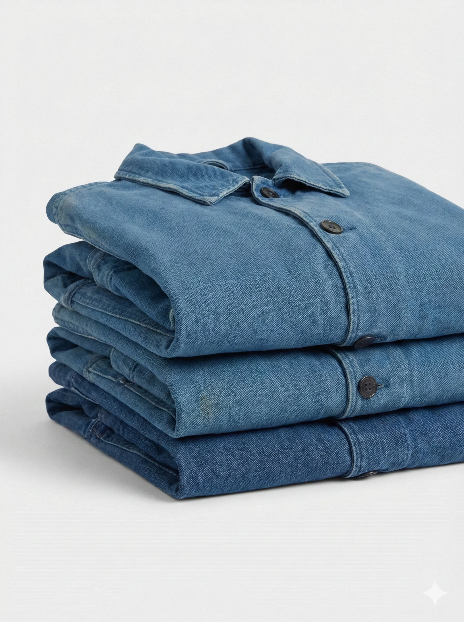 folded worker jacket