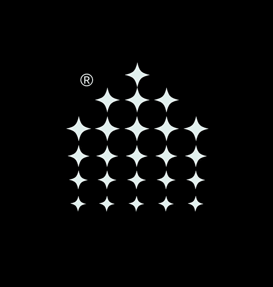 a green and white object floating in the air