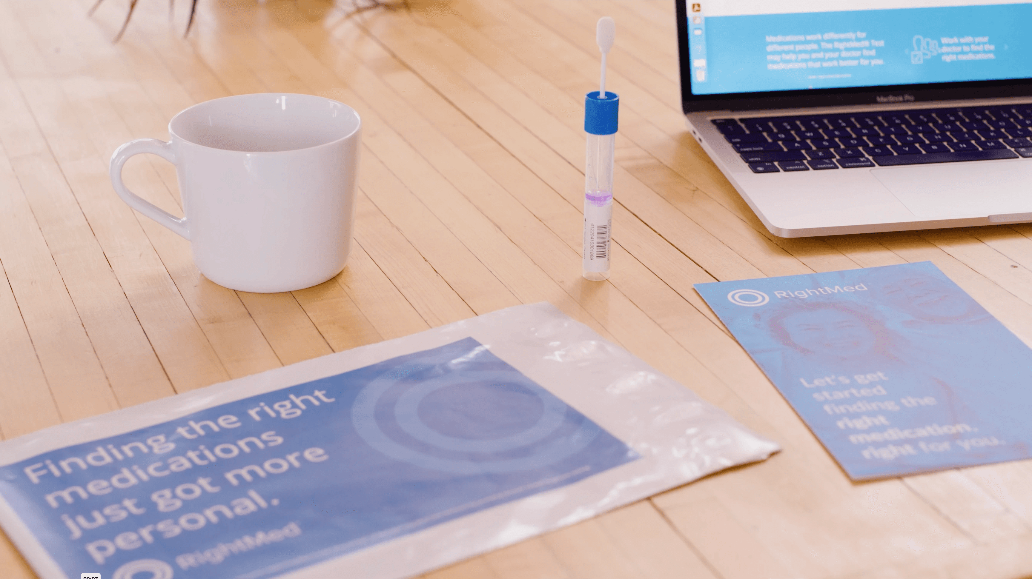 Pharmacogenomic (PGx) testing materials used for personalized medicine at Harper Health.