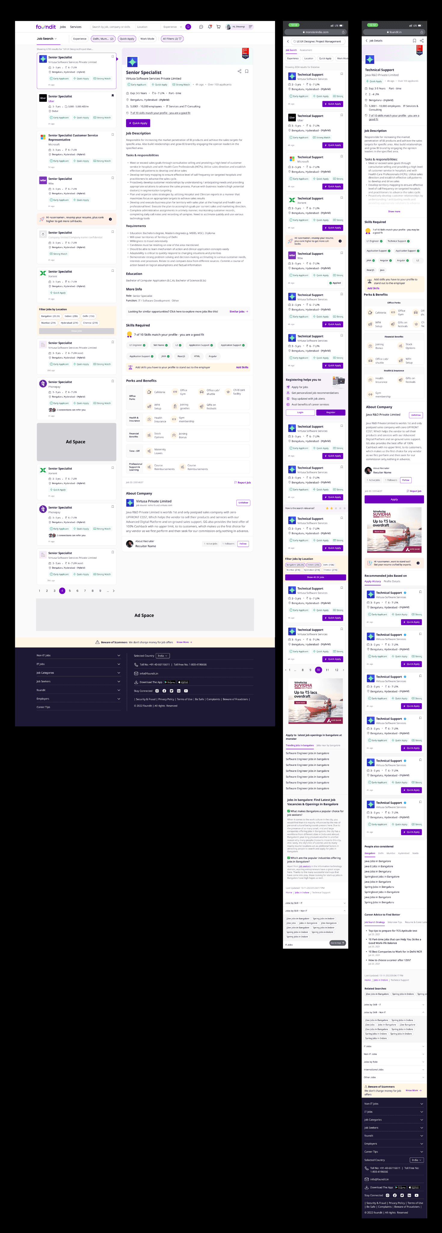 Final Job Search Result Page