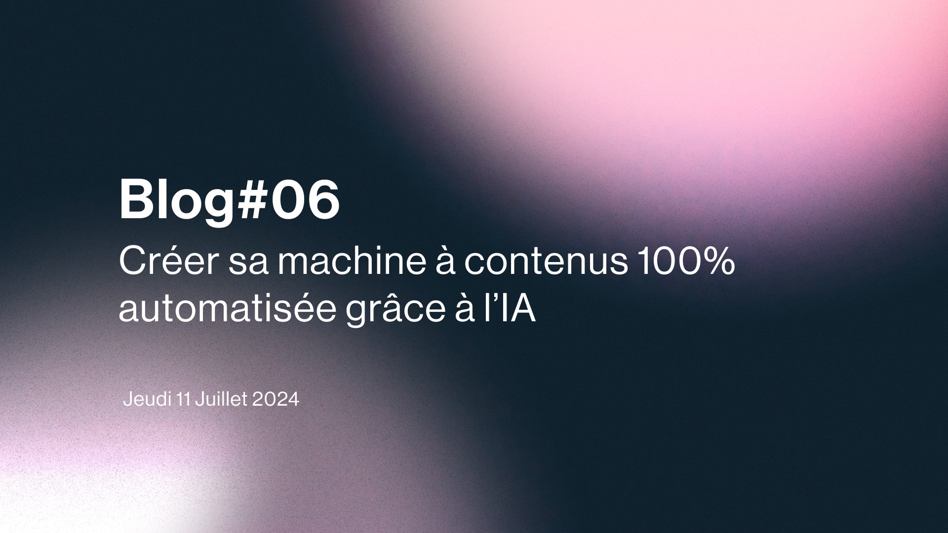 Créer sa machine de contenus automatisée grâce à l'IA
