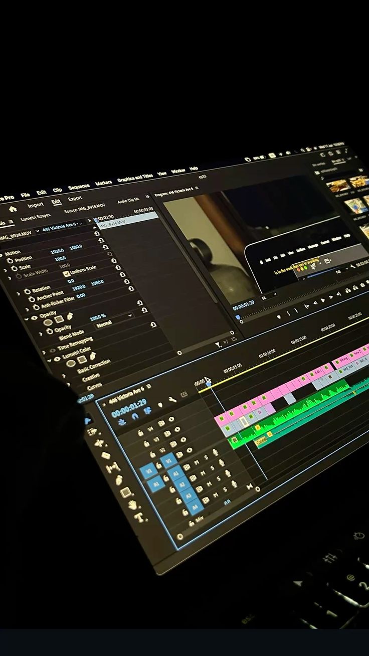 Abstract illustration of a network of connected icons