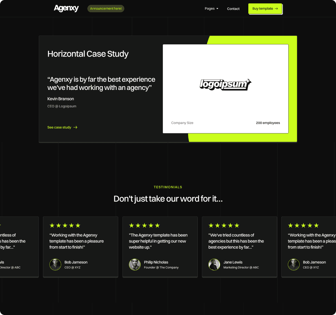 Agenxy trust building elements