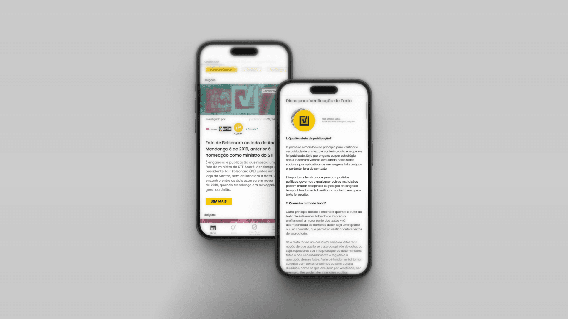 Two screenshots of the website home page