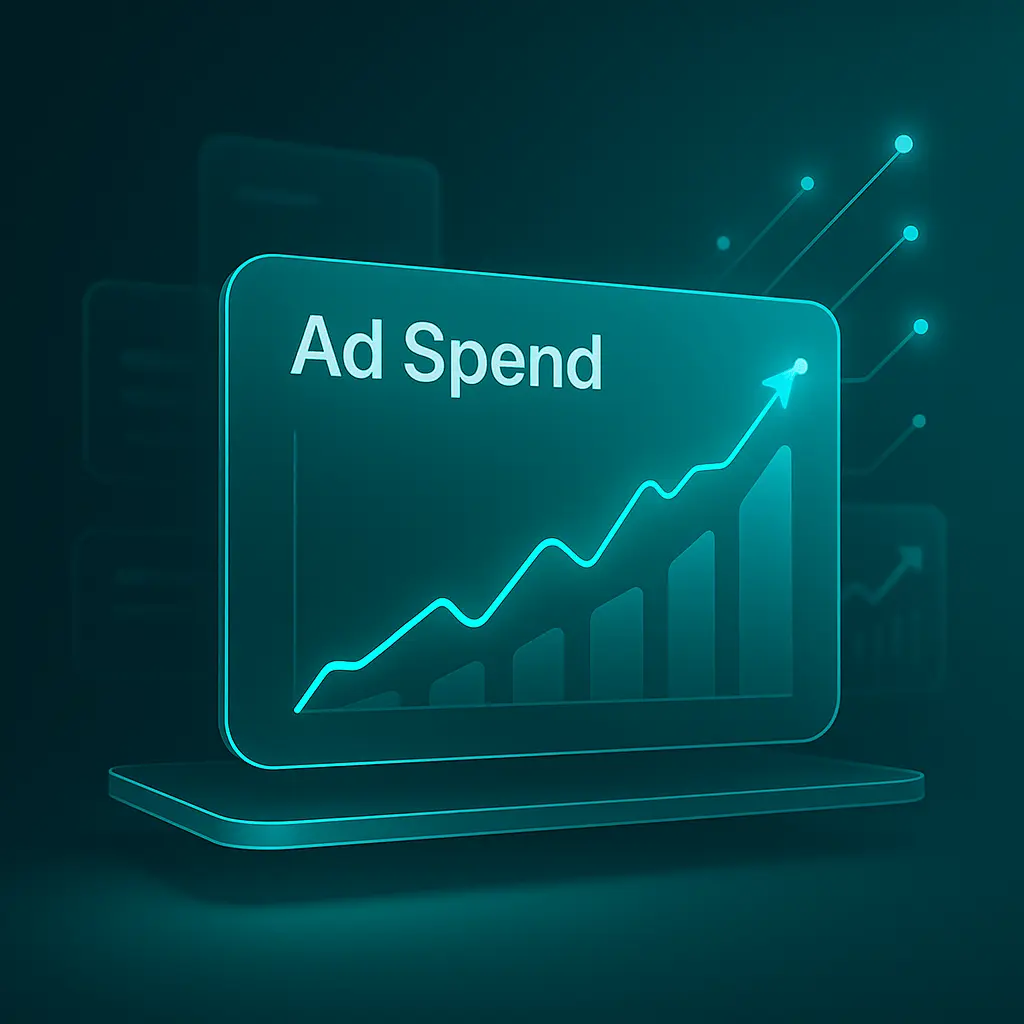 Graf mit Ad spend
