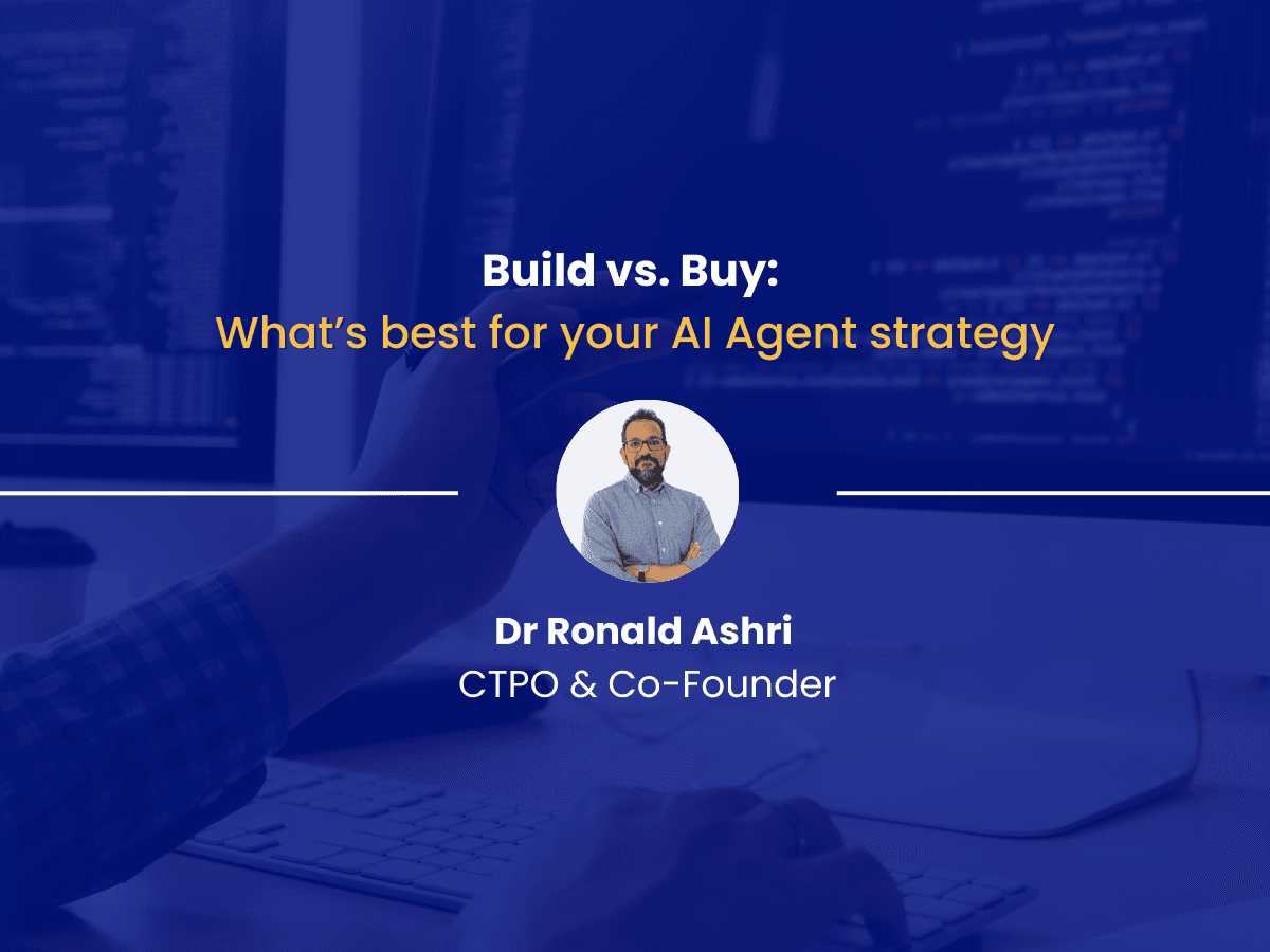 Article thumbnail: Bild vs buy with Ronald Ashri