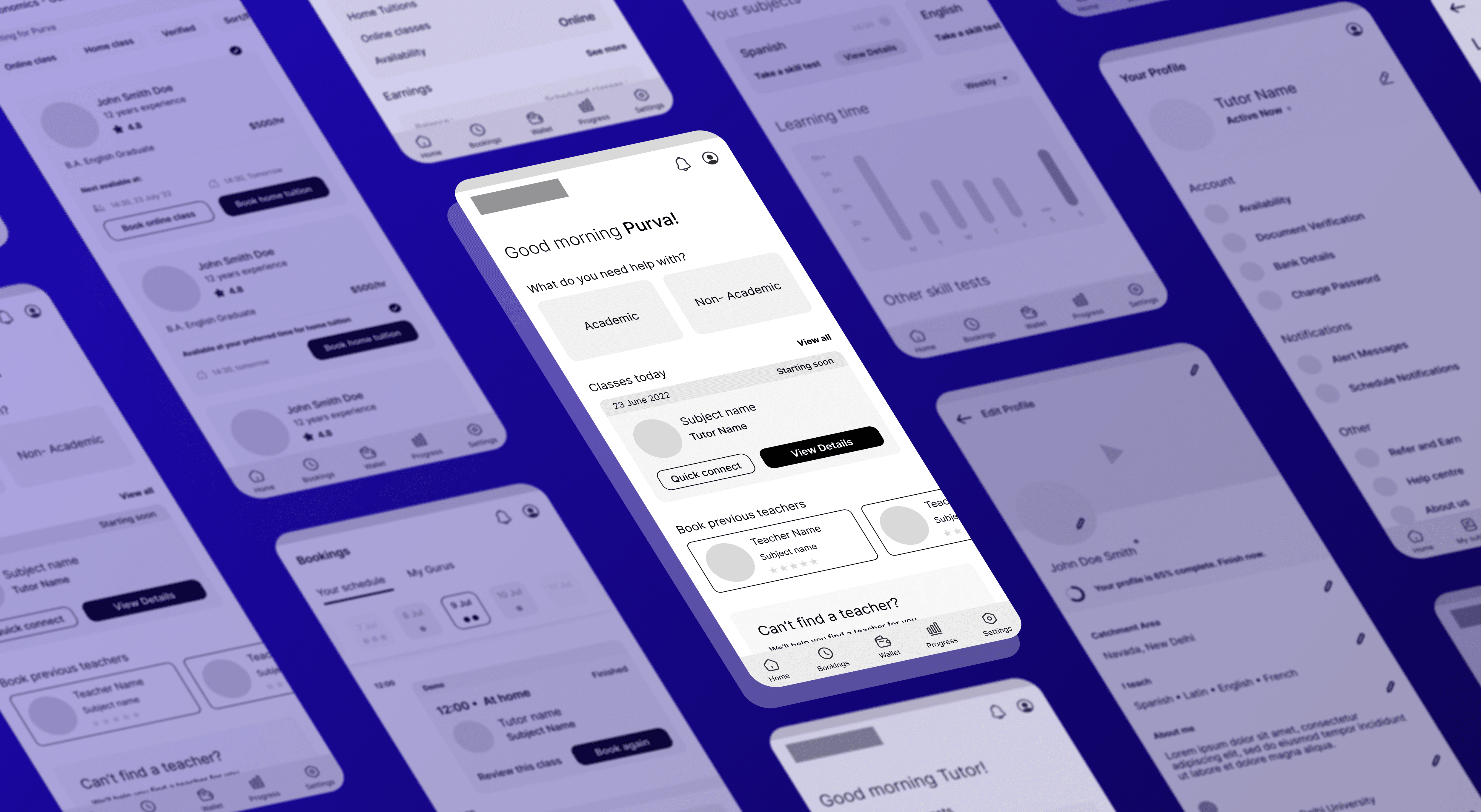 Revolutionize EdTech with Homeguru - Innovative web and mobile app design.