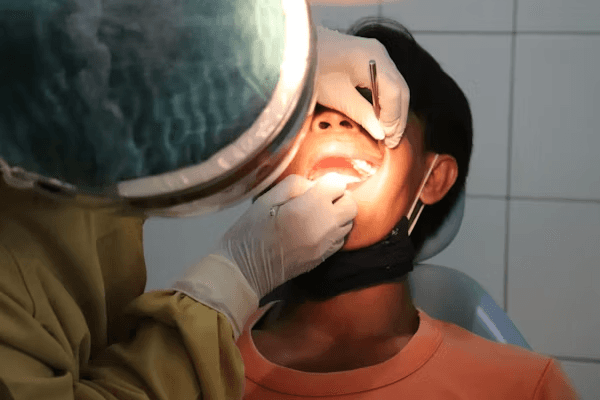 Cheek Filler Treatment Being Performed