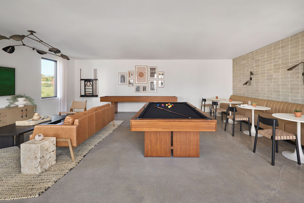 Powder room off of living room area