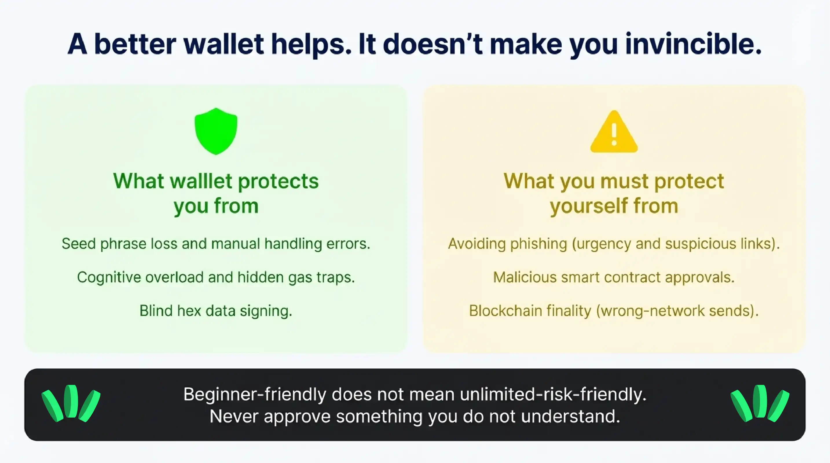 What actually makes a wallet beginner-friendly