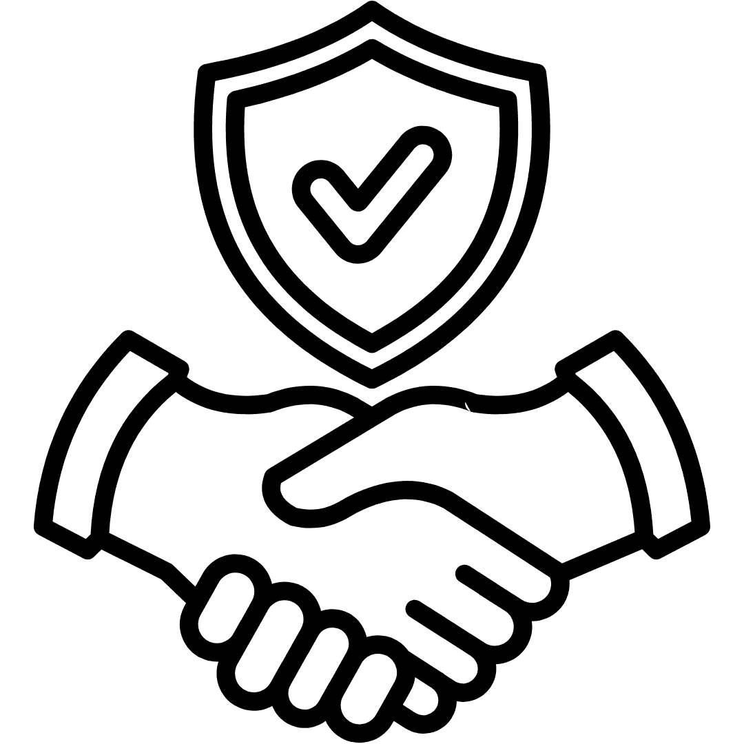 two people shaking hands