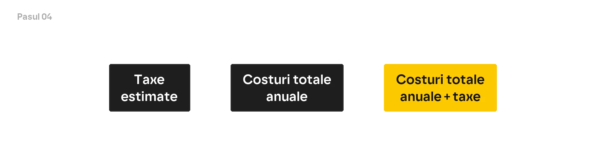 Cost total anual după adăugarea taxelor