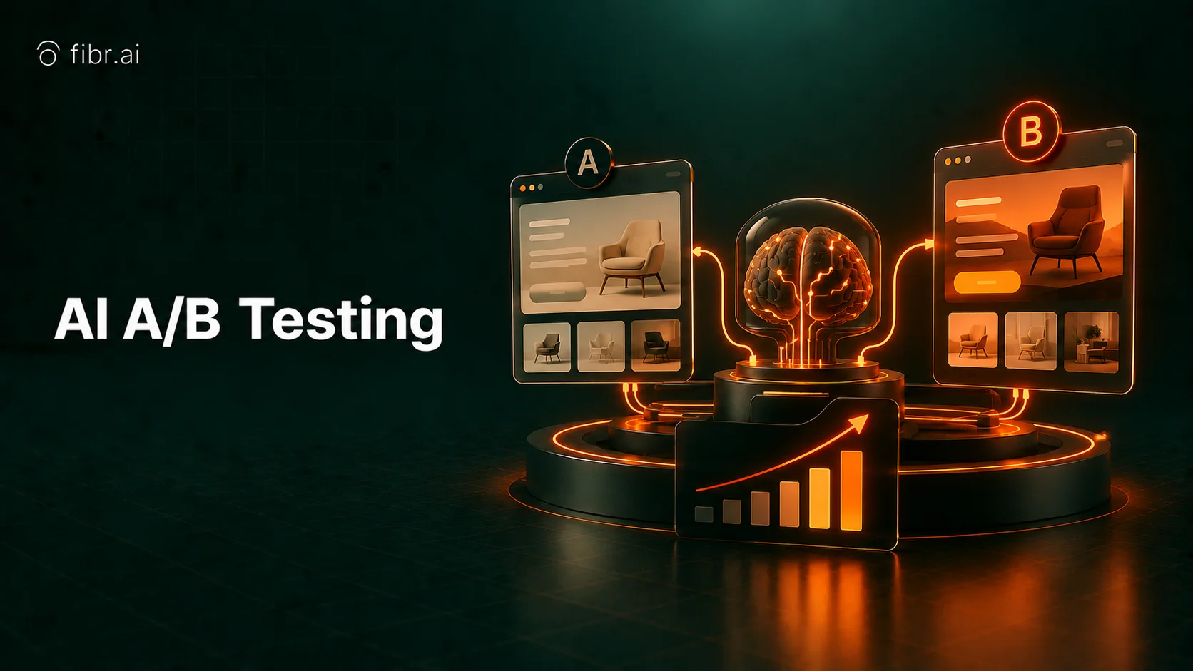 AI A/B testing with automated website optimization.