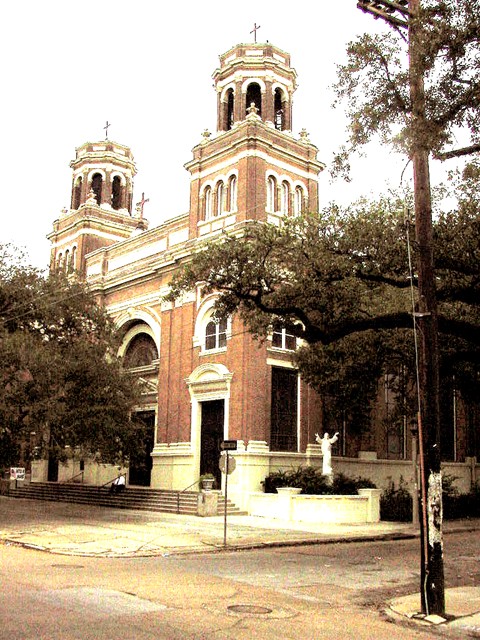 A church