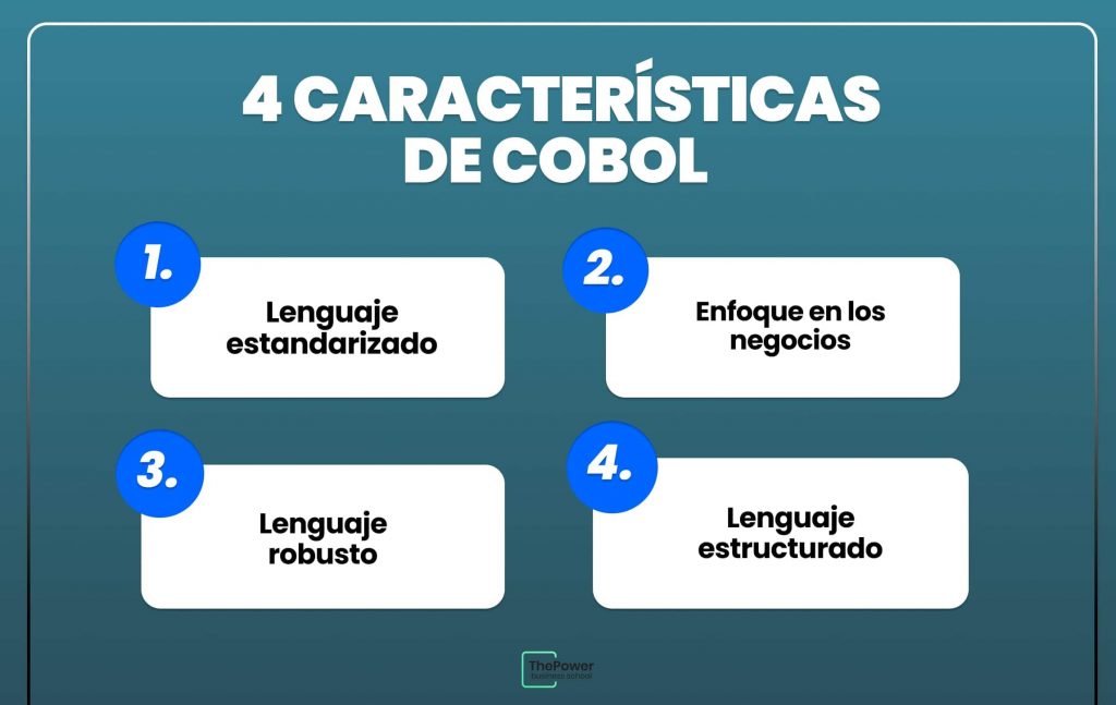 4 características de cobol