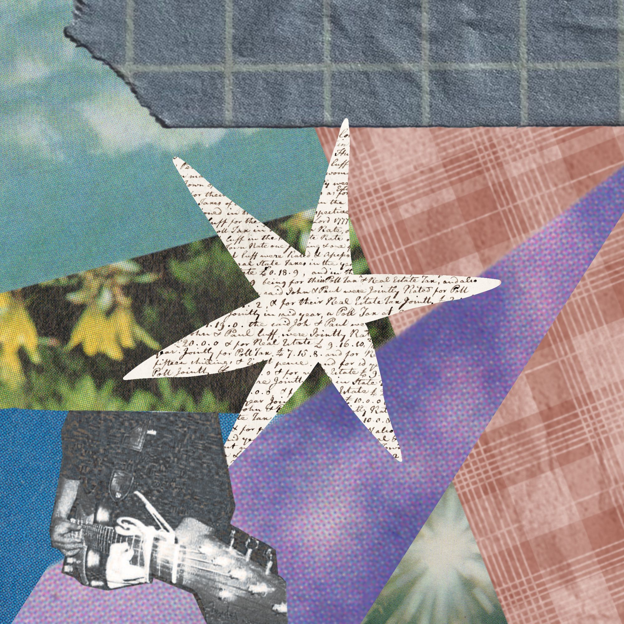 person standing in grass