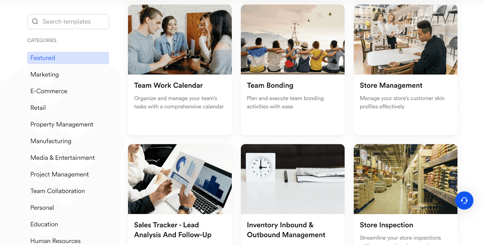 Lark’s template library for teams’ workflow automation and collaboration