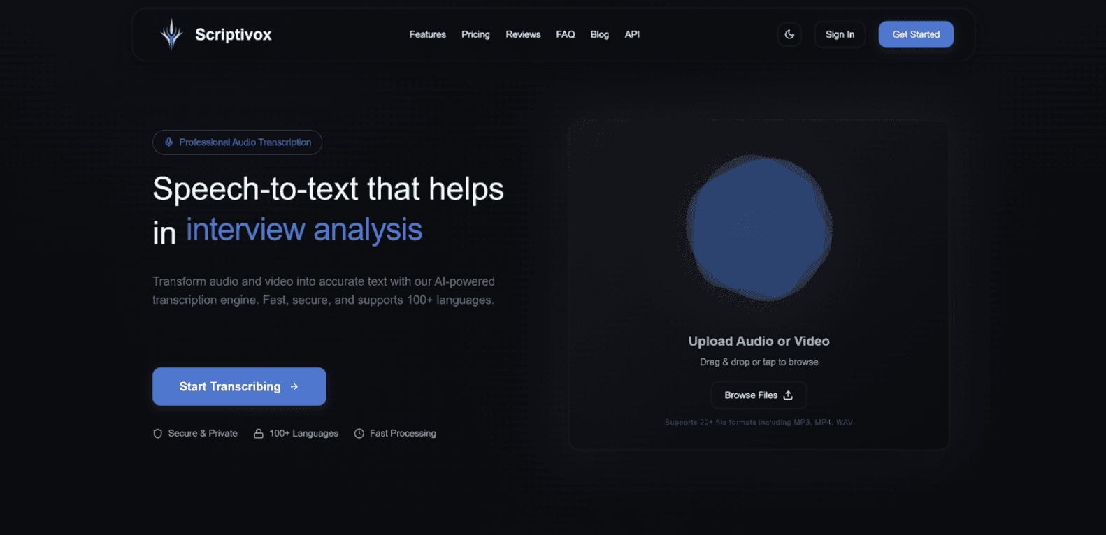 Scriptivox screenshot