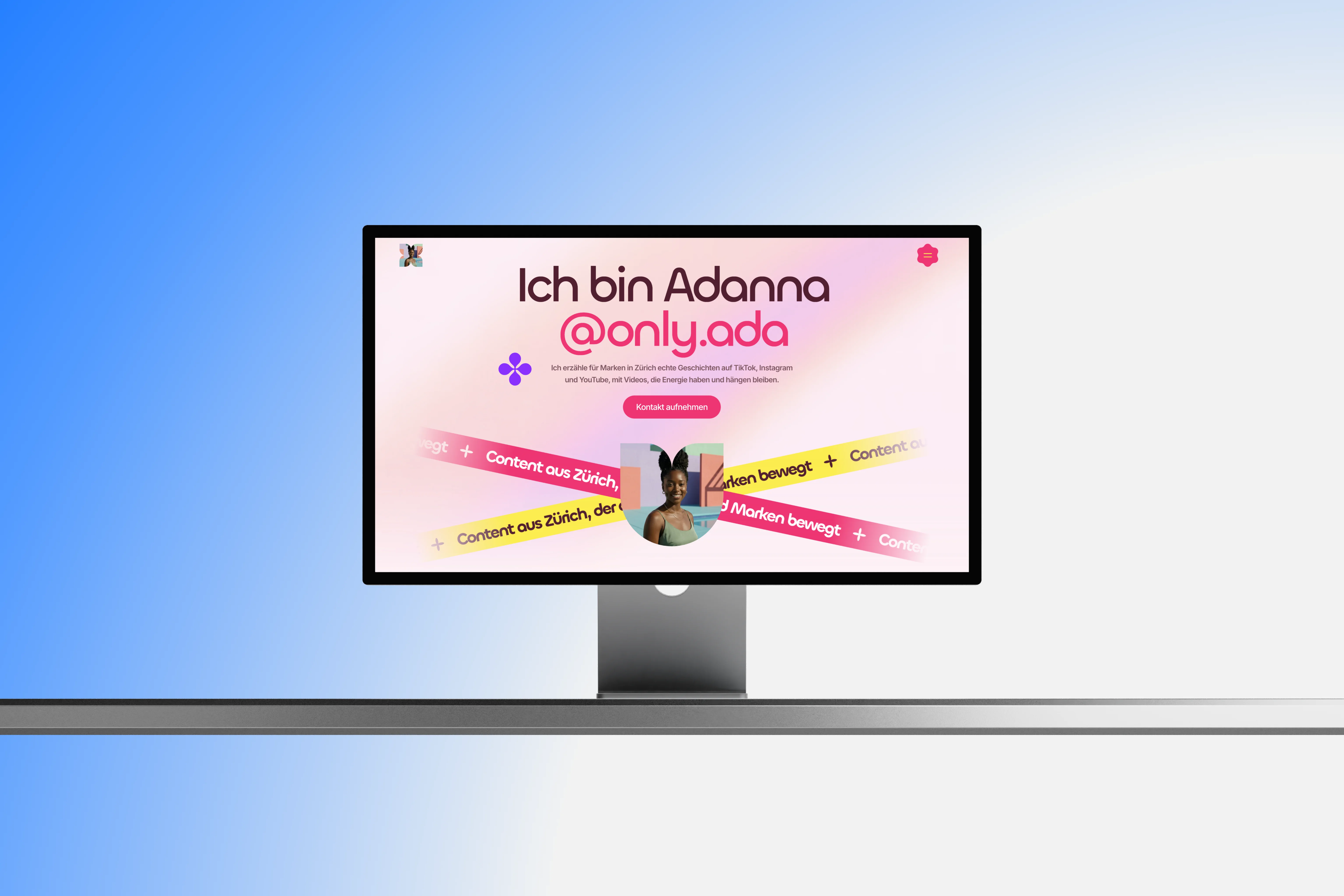 Influence Mockup Desktop