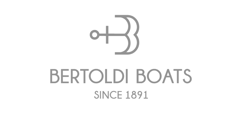 Logo di Bertoldi Boats, azienda leader nella progettazione e costruzione di imbarcazioni di lusso, con un focus su design innovativo e qualità artigianale.