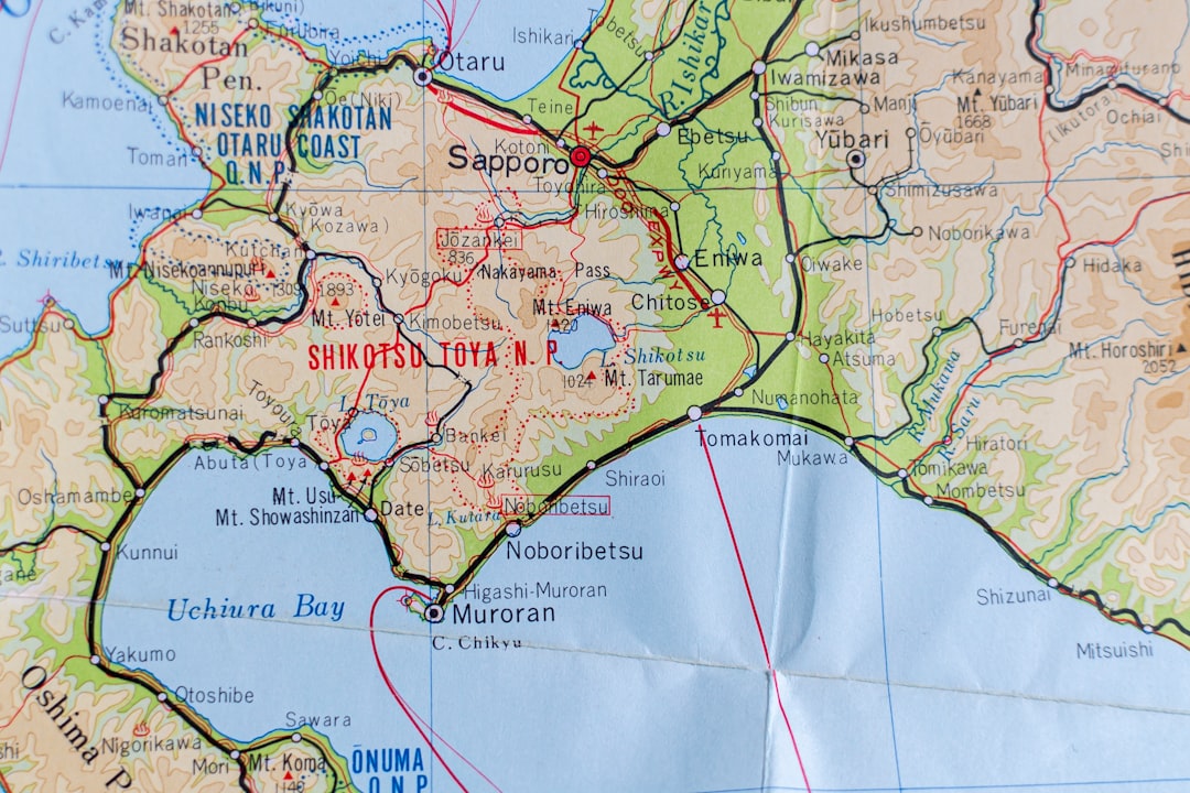 location page, map