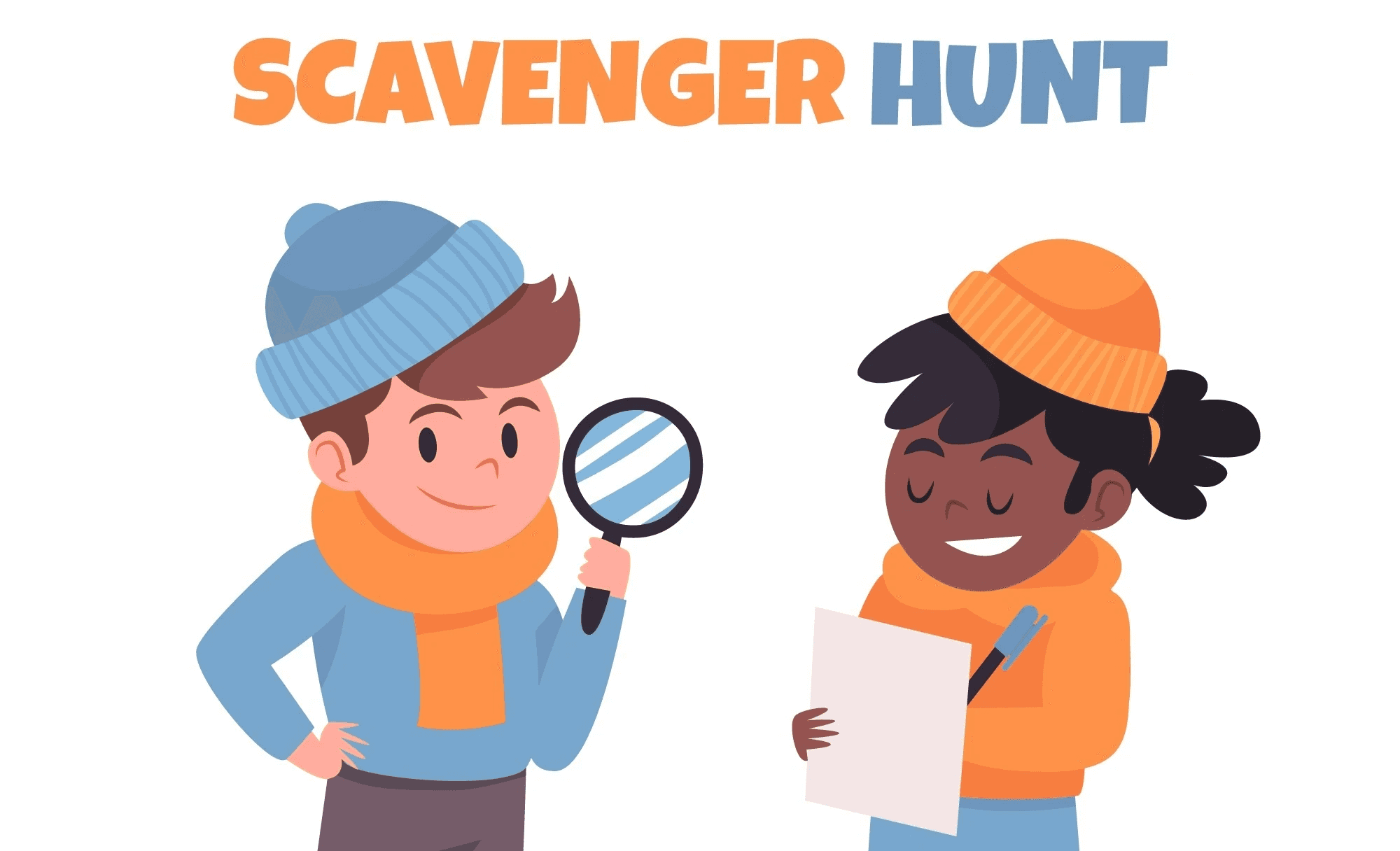 A poster for a Scavenger Hunt Ideas Article