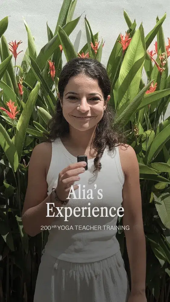Video testimonial from Kiara sharing her life-changing 200h yoga teacher training experience in Bali