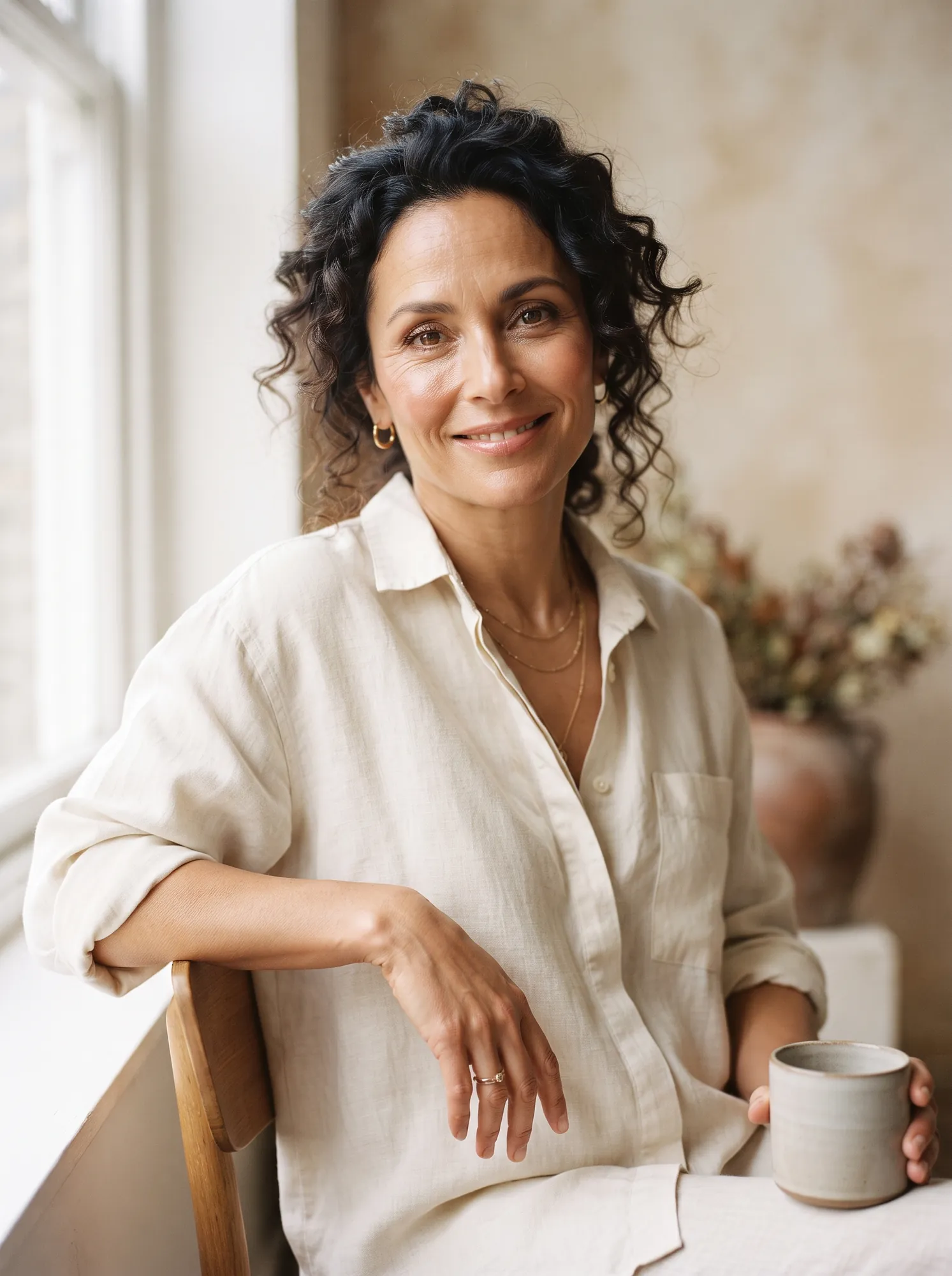 Portrait of Lena Okafor, founder of Poise