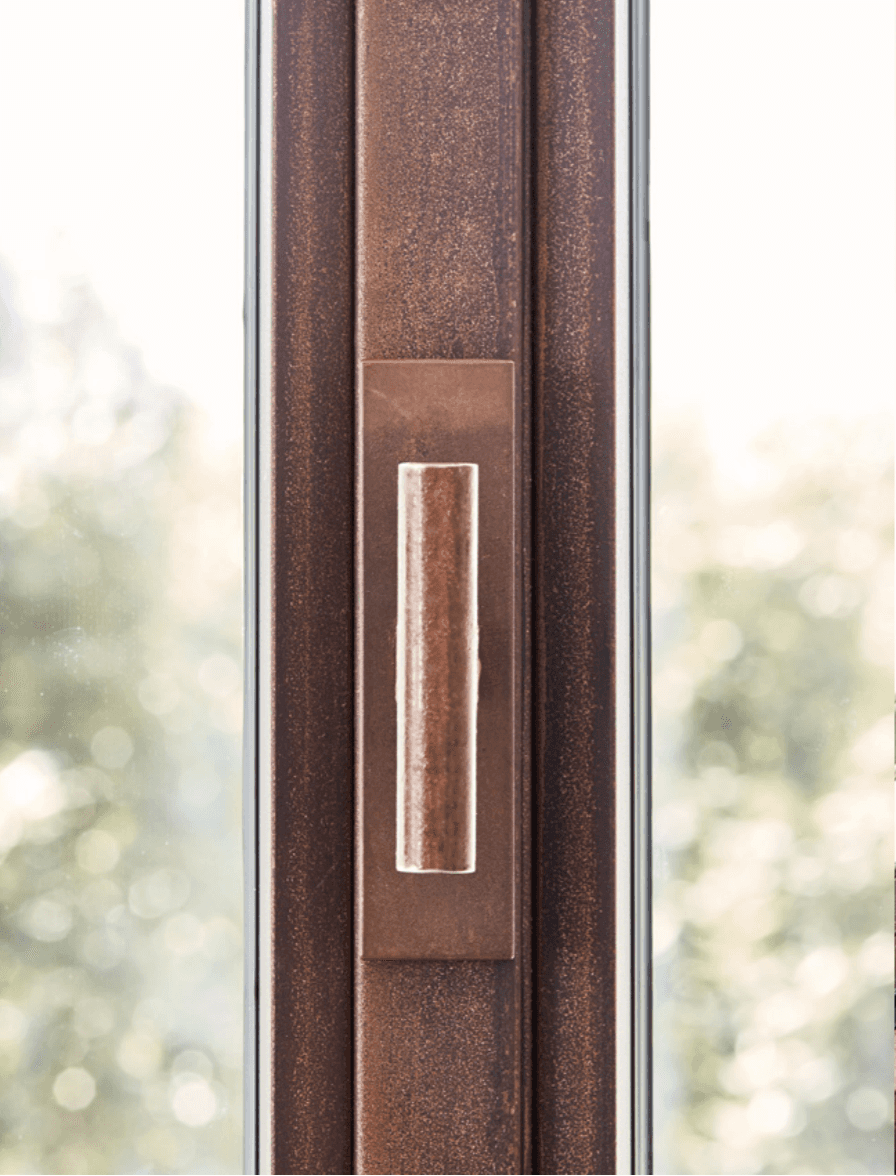 OS2 75 LB - corten steel premium metal door/window system by Secco Sistemi - MateriaVita