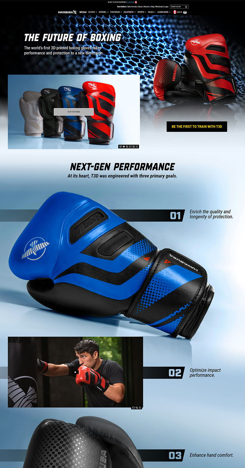 Landing page part 1