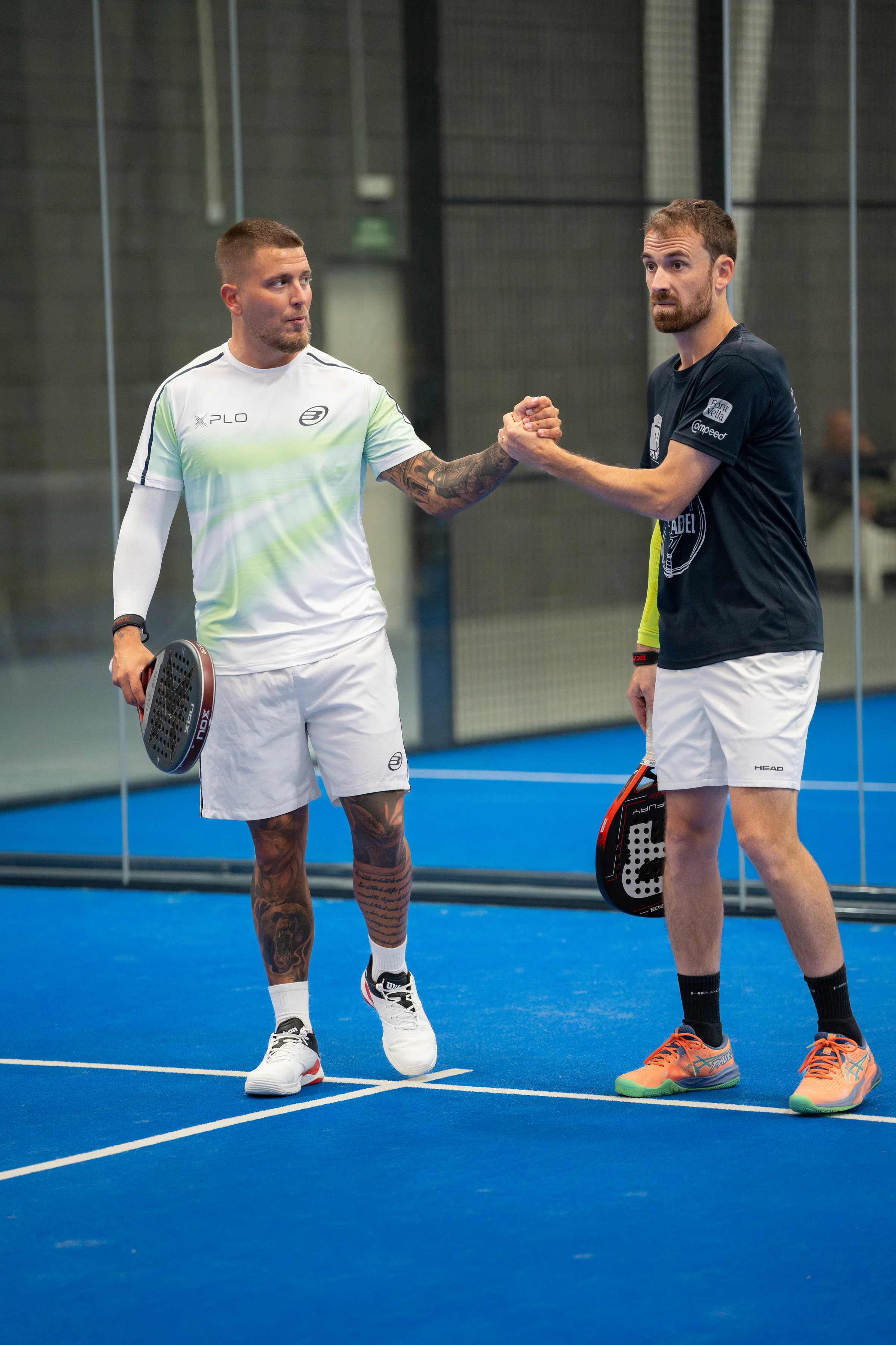 Jugadores masculinos en partido del Oysho Smash Padel Open, Pro Padel Gavà 9 mayo 2026