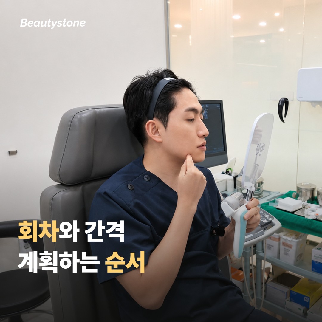 회차와 간격을 잡는 방법, 홈케어와 역할 나누기