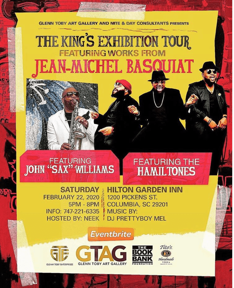 The King’s Exhibition Tour flyer, Columbia, SC