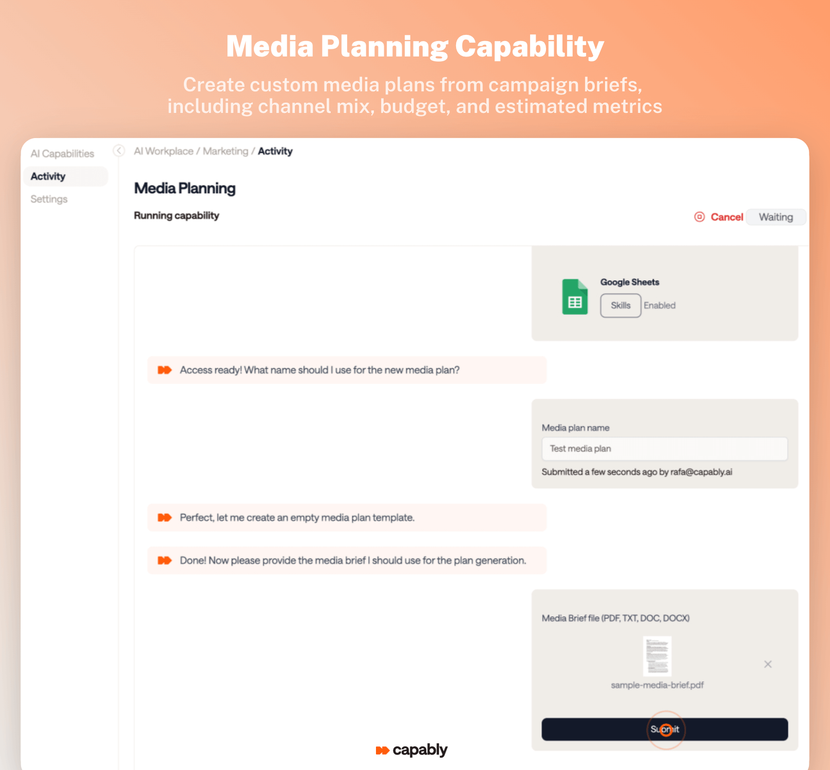 media planning automation for marketing agency