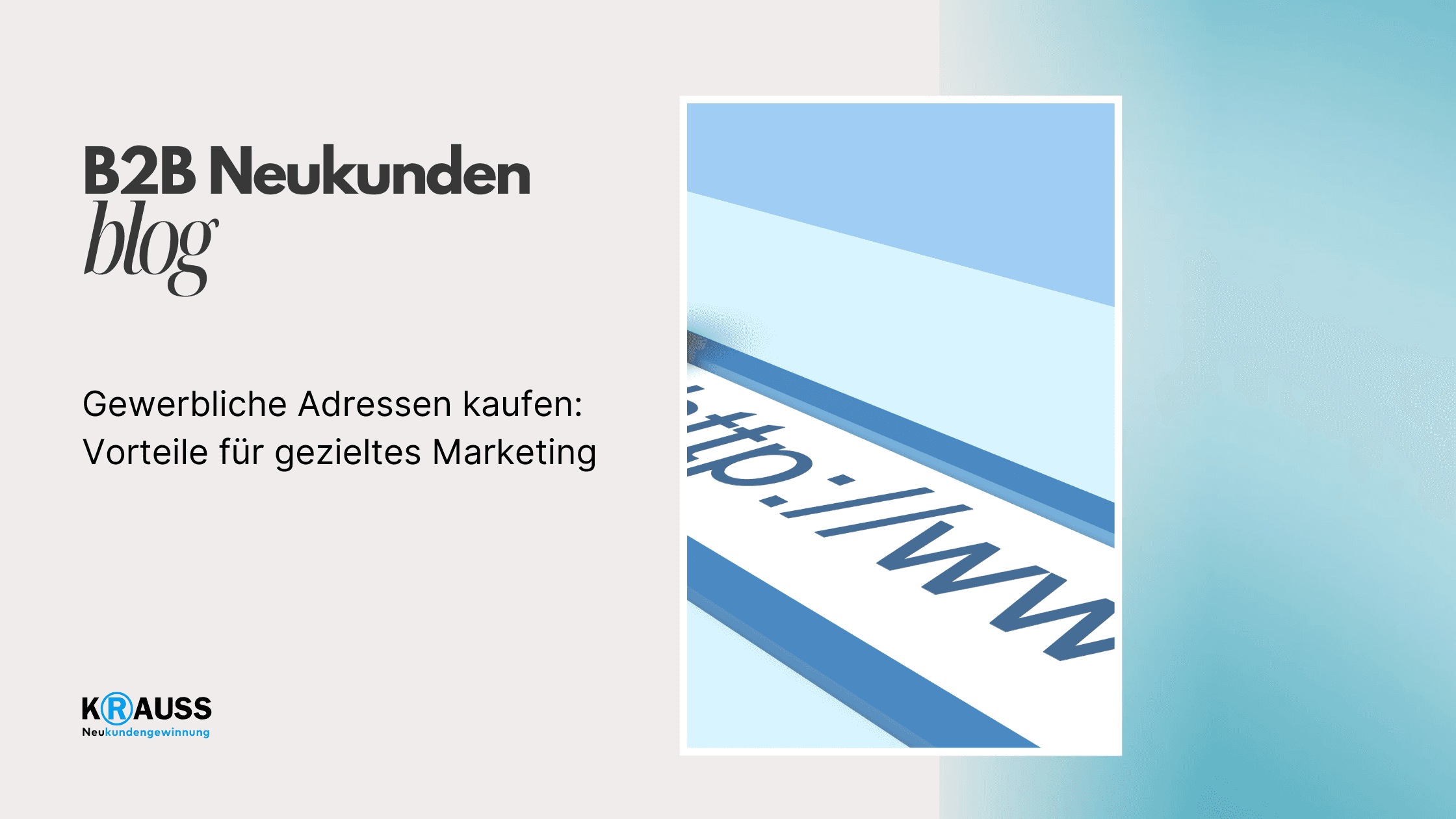 Gewerbliche Adressen kaufen: Vorteile für gezieltes Marketing