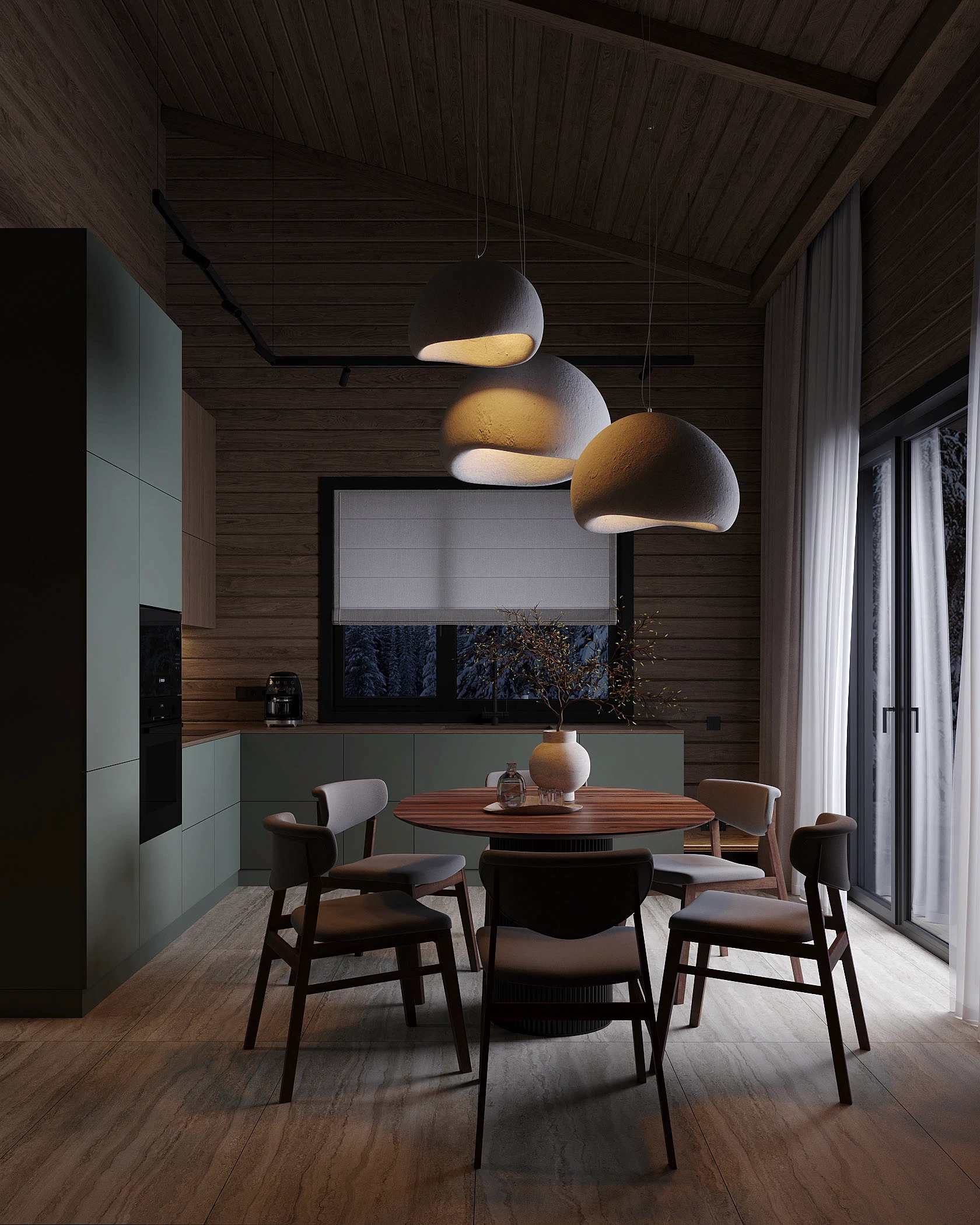 Інтер’єр проєкту Wood Haven — студія U Design