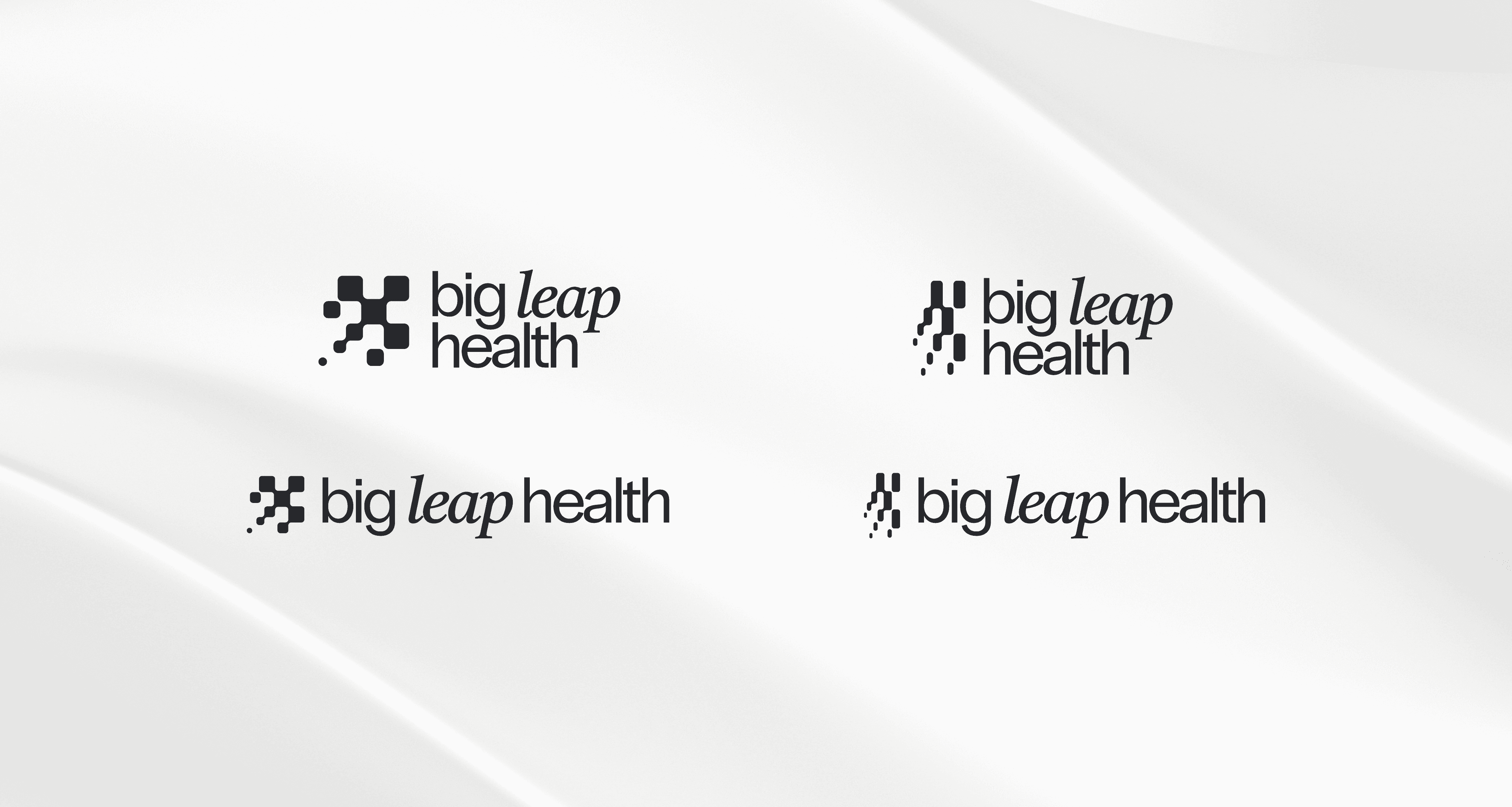 Abstract HealthTech logo design